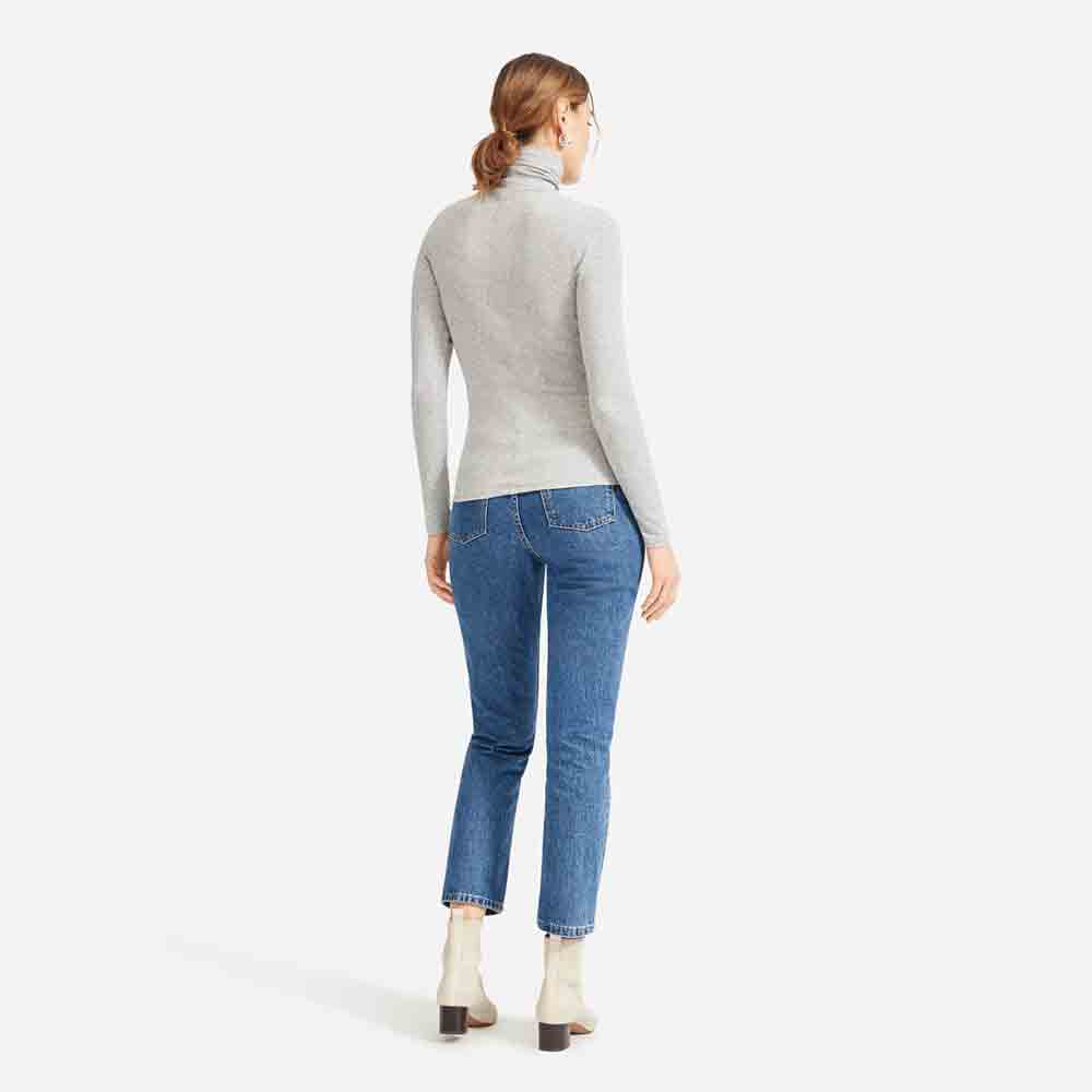 Basic Micro Rib Turtleneck - Imagen 4